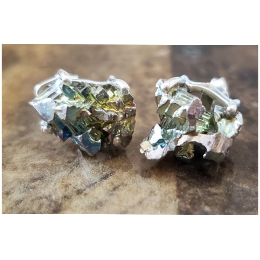 Bold Bismuth Crystal Earrings